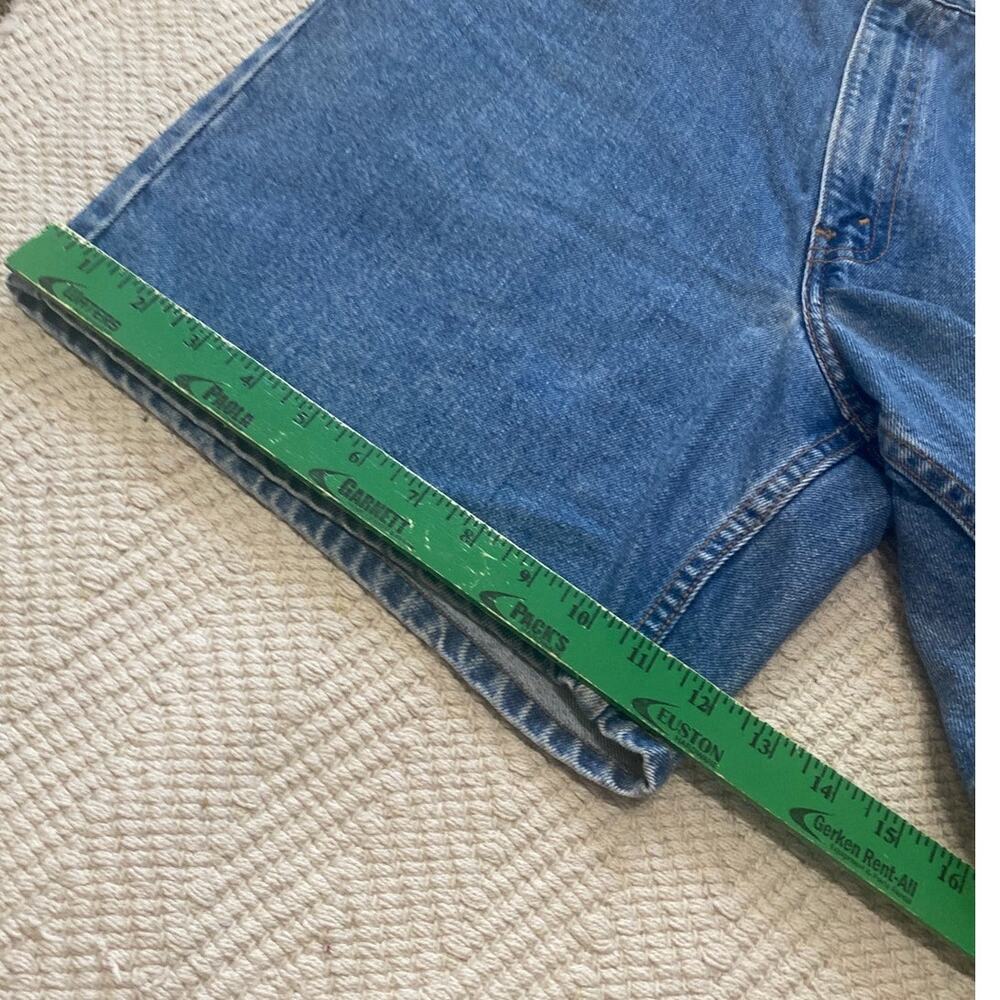 Vtg Levis 550 Shorts Men 34 Medium Wash Blue Denim Jorts Y2K 2001 Relaxed Fit - Picture 8 of 8